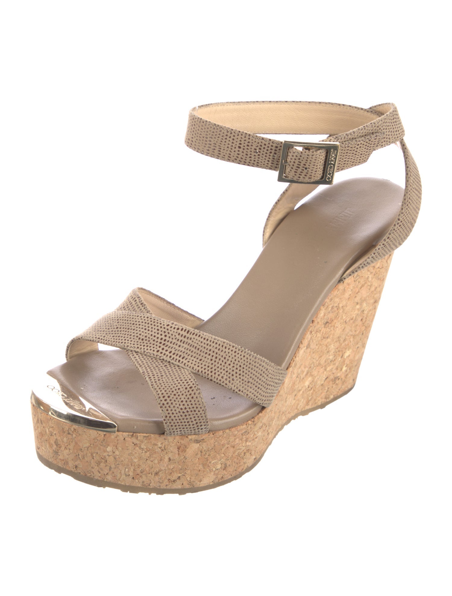 Jimmy Choo Leather Espadrilles