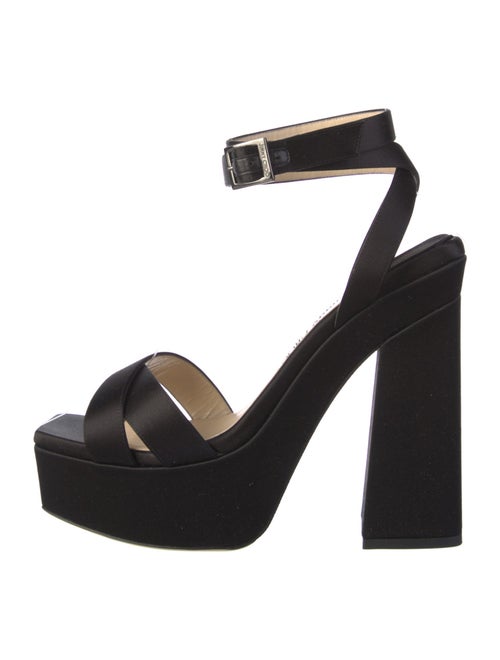 Jimmy Choo Velvet Slingback Sandals