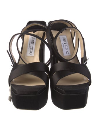 Jimmy Choo Velvet Slingback Sandals