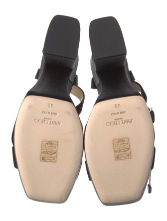 Jimmy Choo Velvet Slingback Sandals