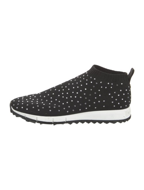 Jimmy Choo Crystal Embellishments Sock Sneakers