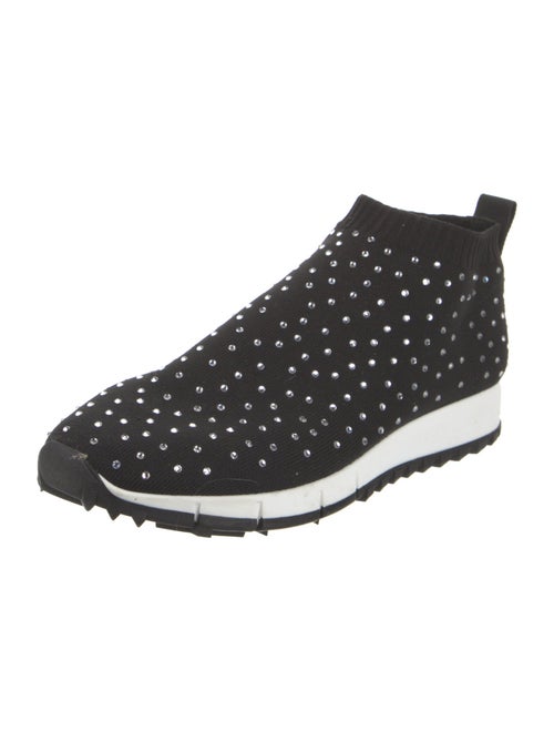 Jimmy Choo Crystal Embellishments Sock Sneakers