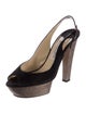 Jimmy Choo Suede Slingback Sandals