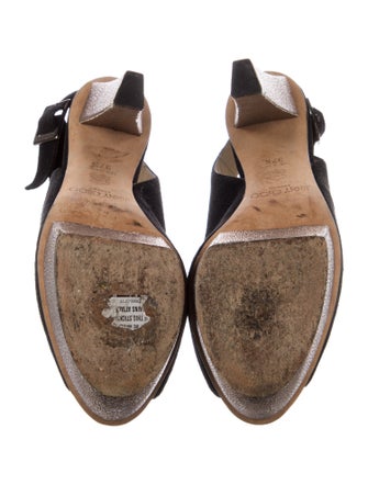 Jimmy Choo Suede Slingback Sandals