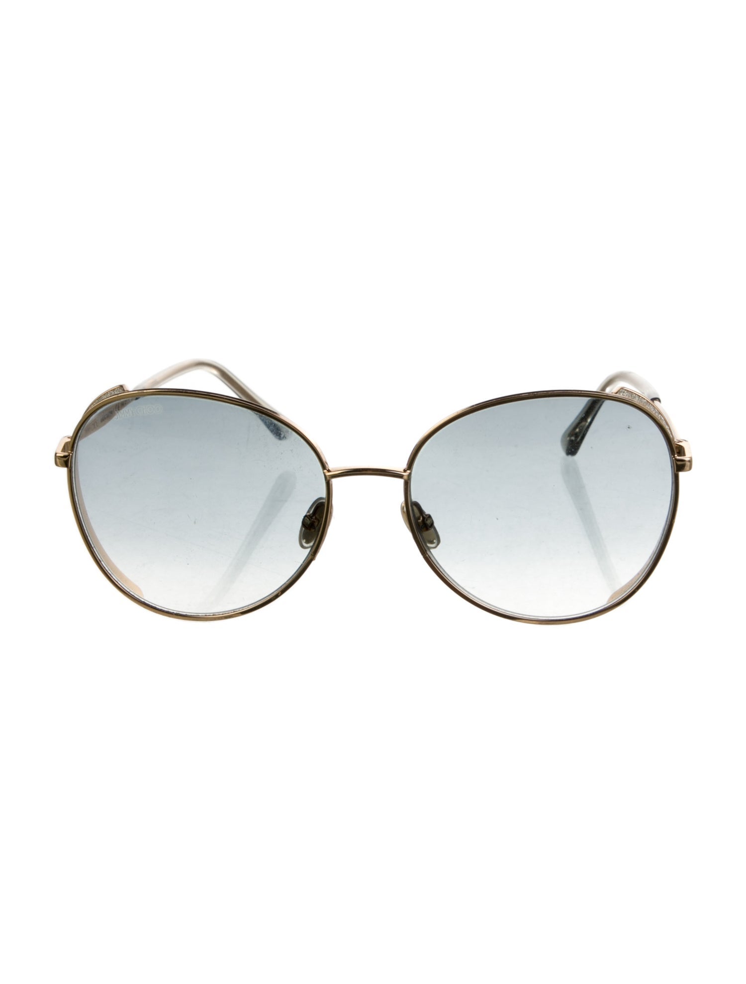 Jimmy Choo Oversize Tinted Sunglasses