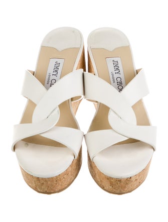 Jimmy Choo Atia Leather Slides