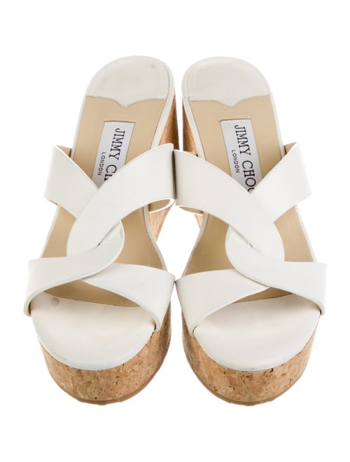 Jimmy Choo Atia Leather Slides