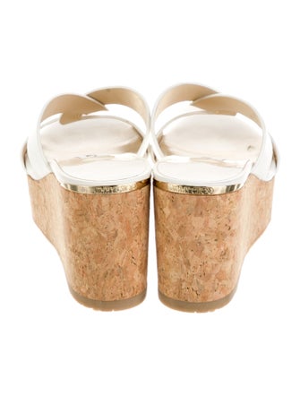 Jimmy Choo Atia Leather Slides