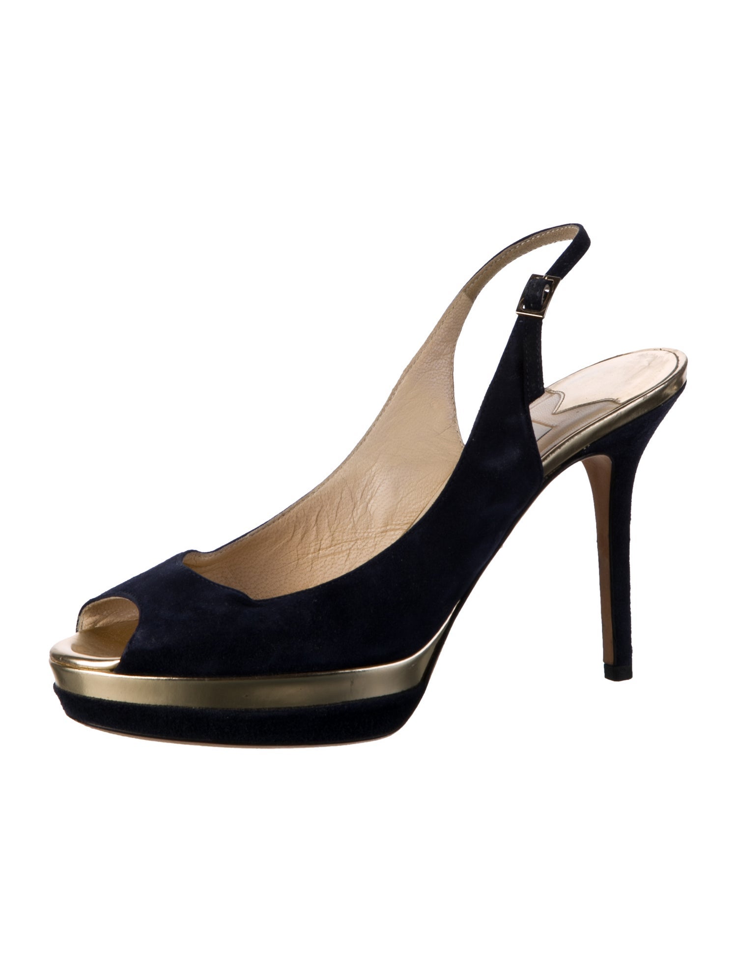 Jimmy Choo Suede Slingback Sandals