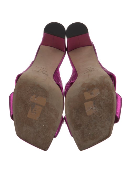 Jimmy Choo Avenue Leather Slides