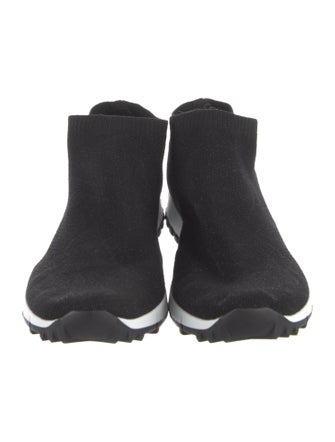 Jimmy Choo Mesh Accents Sock Sneakers