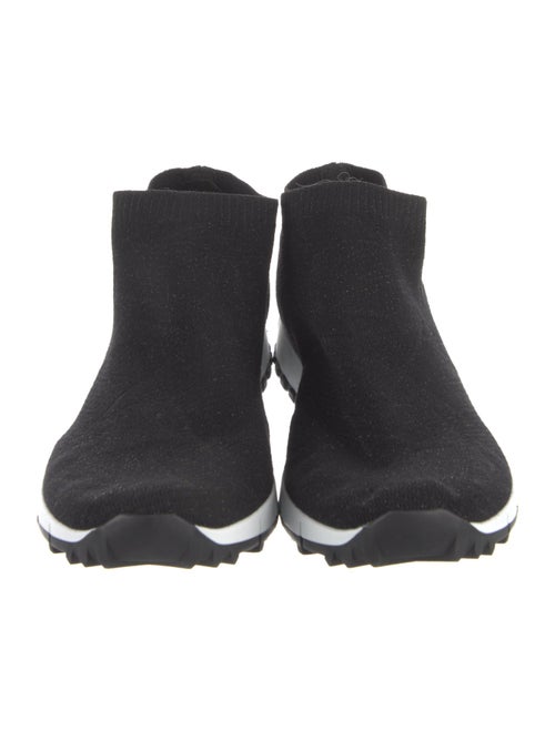 Jimmy Choo Mesh Accents Sock Sneakers