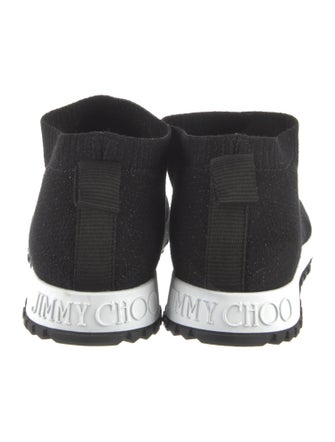 Jimmy Choo Mesh Accents Sock Sneakers