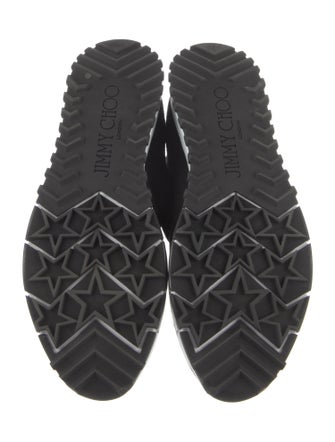 Jimmy Choo Mesh Accents Sock Sneakers