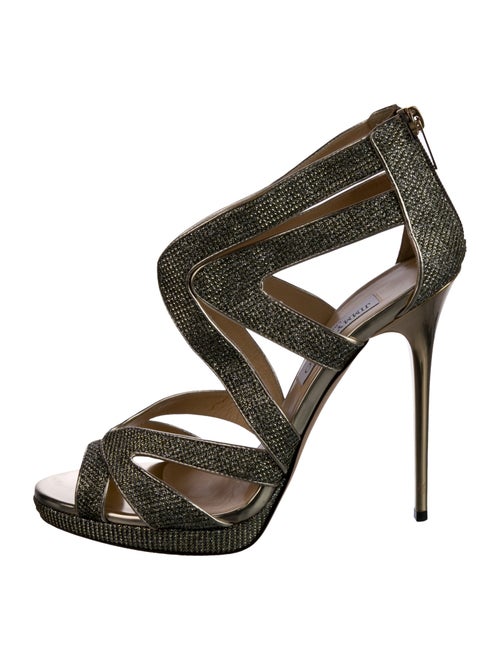 Jimmy Choo Glitter Sandals
