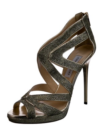 Jimmy Choo Glitter Sandals