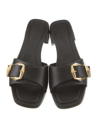 Jimmy Choo Leather Slides