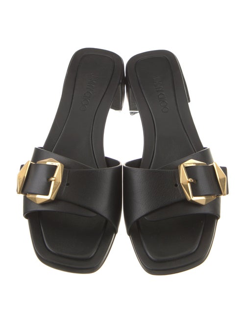 Jimmy Choo Leather Slides