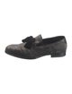 Jimmy Choo Velvet Animal Print Dress Loafers