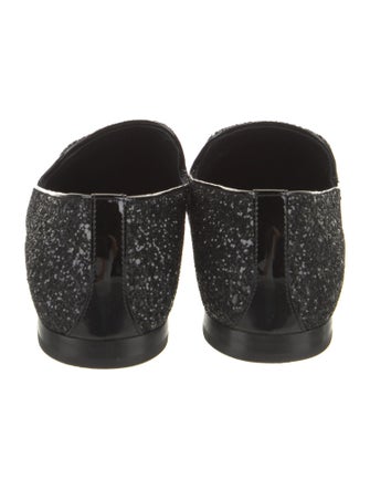 Jimmy Choo Glitter Glitter Accents Loafers