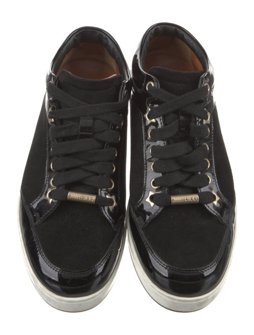 Jimmy Choo Patent Leather Printed Sneakers