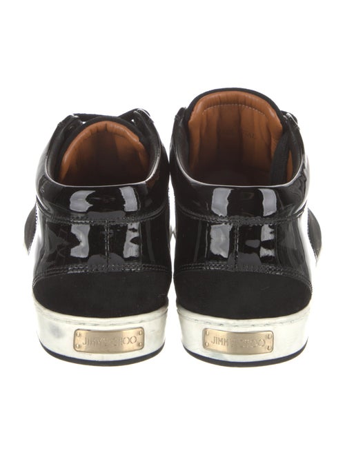 Jimmy Choo Patent Leather Printed Sneakers
