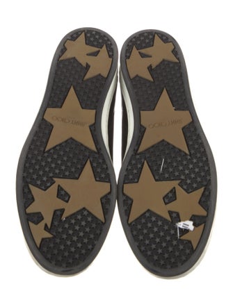 Jimmy Choo Patent Leather Printed Sneakers
