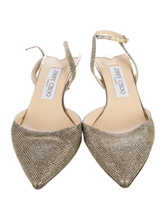 Jimmy Choo Leather Slingback Pumps