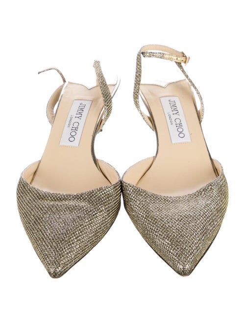 Jimmy Choo Leather Slingback Pumps