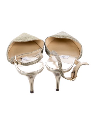 Jimmy Choo Leather Slingback Pumps