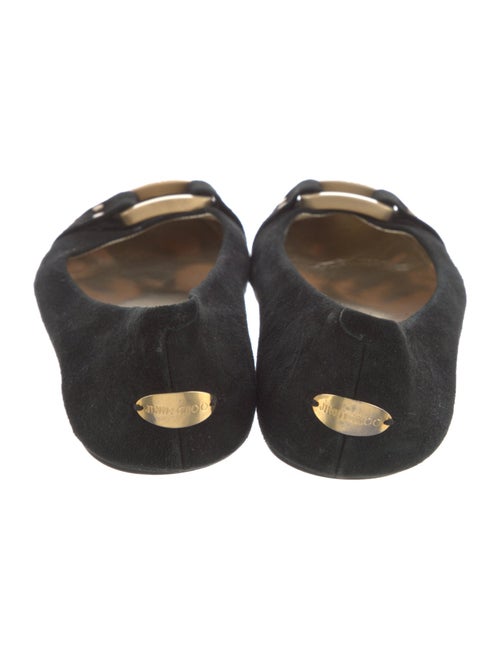 Jimmy Choo Suede Studded Accents Flats