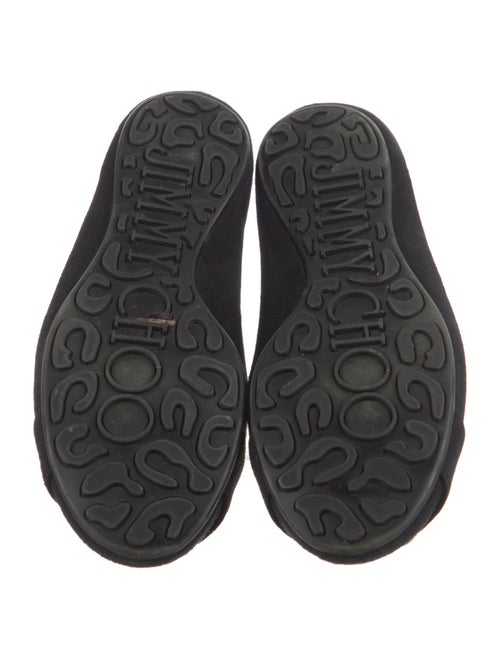 Jimmy Choo Suede Studded Accents Flats