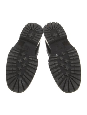 Jimmy Choo Patent Leather Crystal Embellishments Loafers