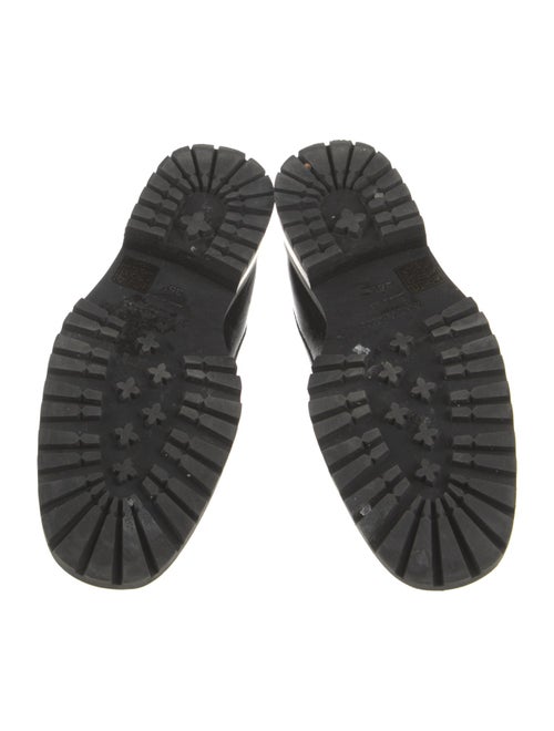 Jimmy Choo Patent Leather Crystal Embellishments Loafers