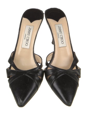 Jimmy Choo Leather Mules