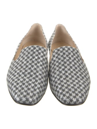 Jimmy Choo Glitter Printed Loafers