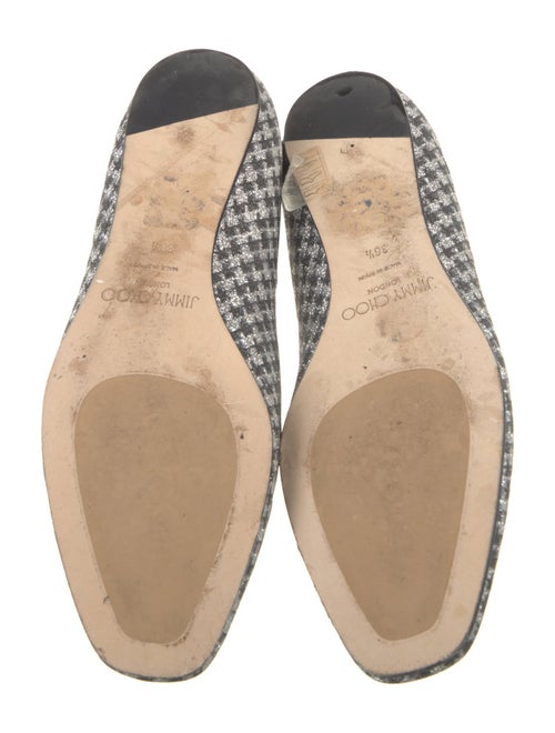 Jimmy Choo Glitter Printed Loafers