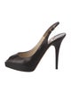 Jimmy Choo Leather Slingback Sandals