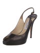 Jimmy Choo Leather Slingback Sandals