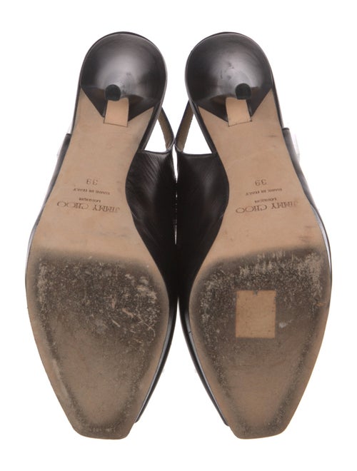 Jimmy Choo Leather Slingback Sandals