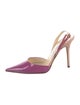 Jimmy Choo Maryanne Patent Leather Slingback Pumps