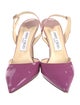 Jimmy Choo Maryanne Patent Leather Slingback Pumps