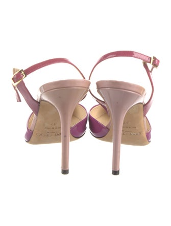 Jimmy Choo Maryanne Patent Leather Slingback Pumps