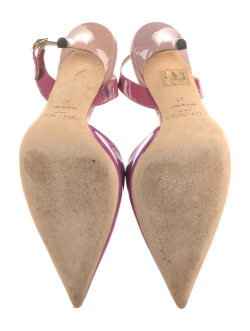 Jimmy Choo Maryanne Patent Leather Slingback Pumps