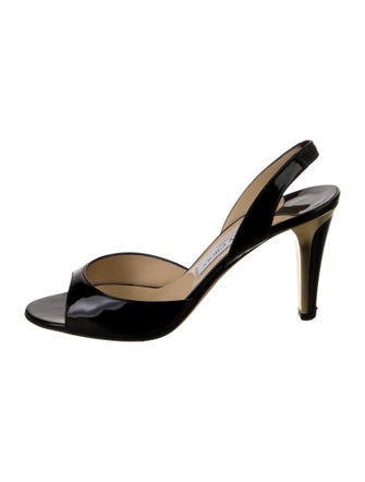 Jimmy Choo Patent Leather Slingback Pumps