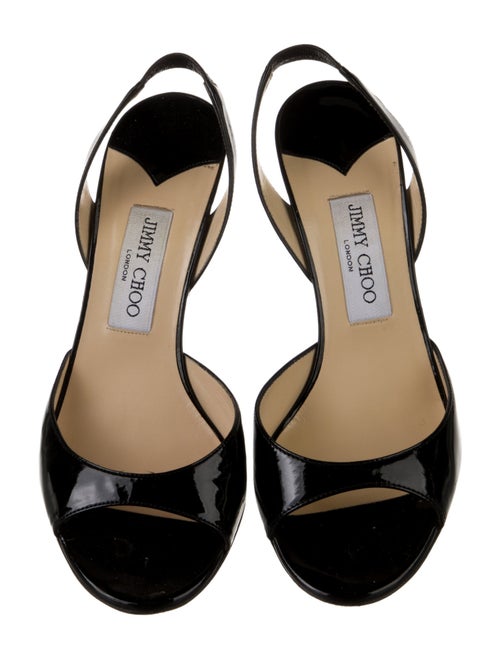 Jimmy Choo Patent Leather Slingback Pumps
