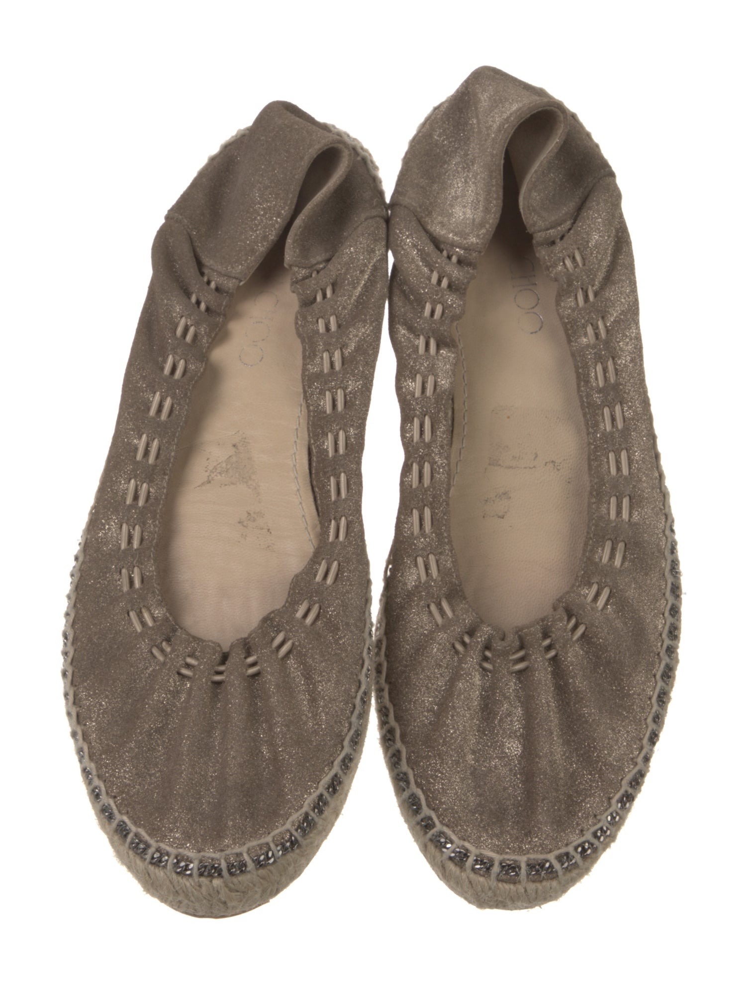 Jimmy Choo Glitter Accents Espadrilles