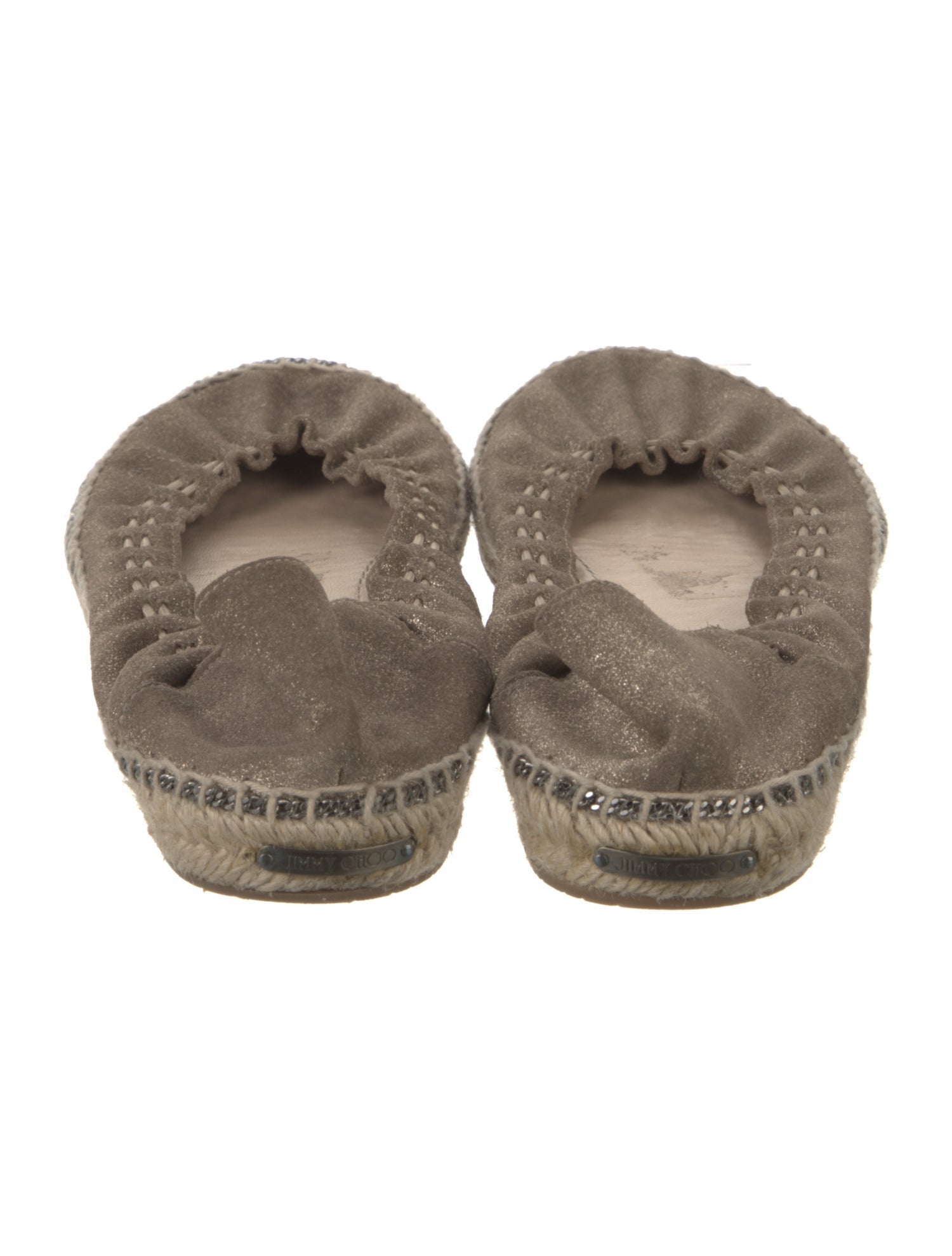 Jimmy Choo Glitter Accents Espadrilles