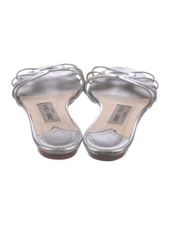 Jimmy Choo Leather Slides