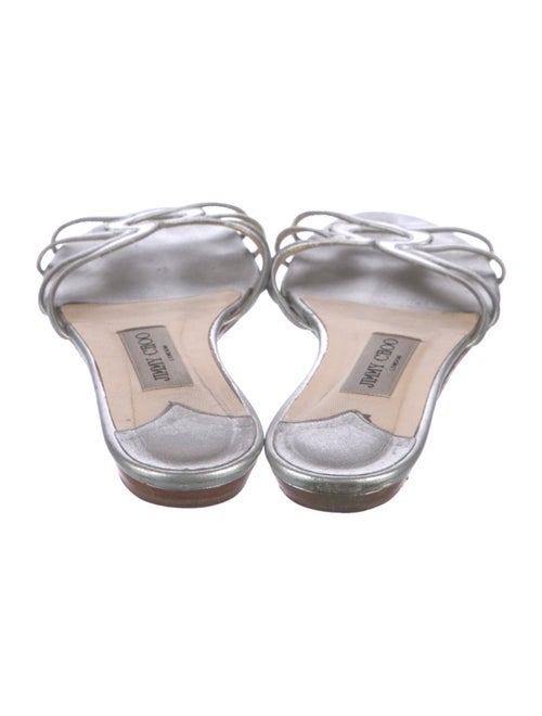Jimmy Choo Leather Slides